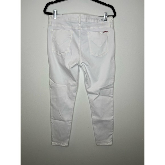 Hudson Ankle Krista Super Skinny White Jeans - Size 32 - Picture 2 of 4